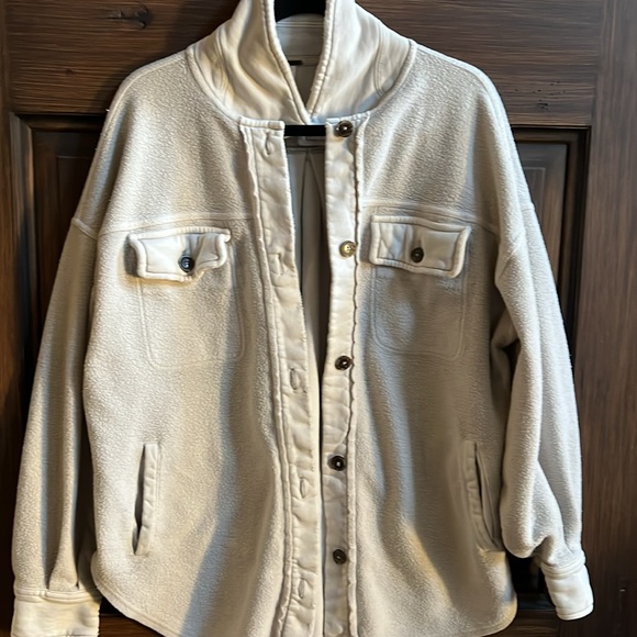 Free People Ruby Button Down Jacket Shacket - Picture 6 of 10